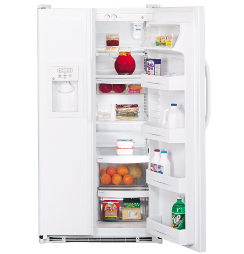 GE® 24.9 Cu. Ft. Side-By-Side Refrigerator with Dispenser