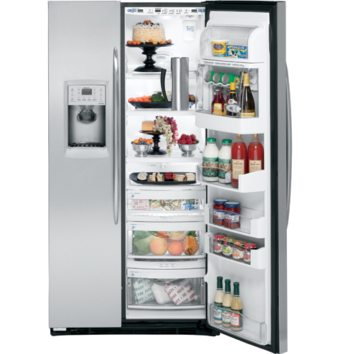 GE Profile Counter-Depth 22.6 Cu. Ft. Stainless Side-by-Side Refrigerator