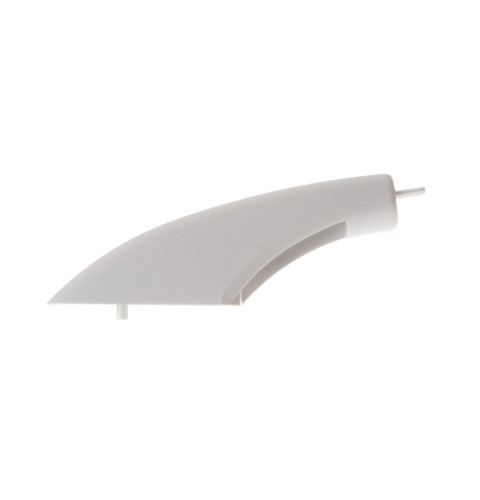 Range oven door handle end cap (white)