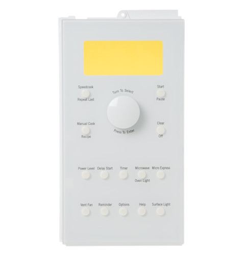 MICROWAVE CONTROL PANEL - WHITE