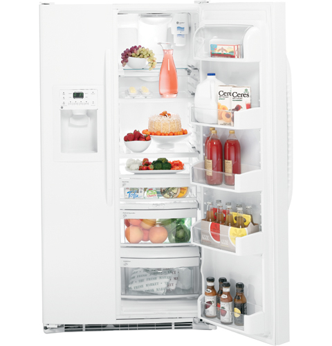 GE® 25.4 Cu. Ft. Side-By-Side Refrigerator with Dispenser