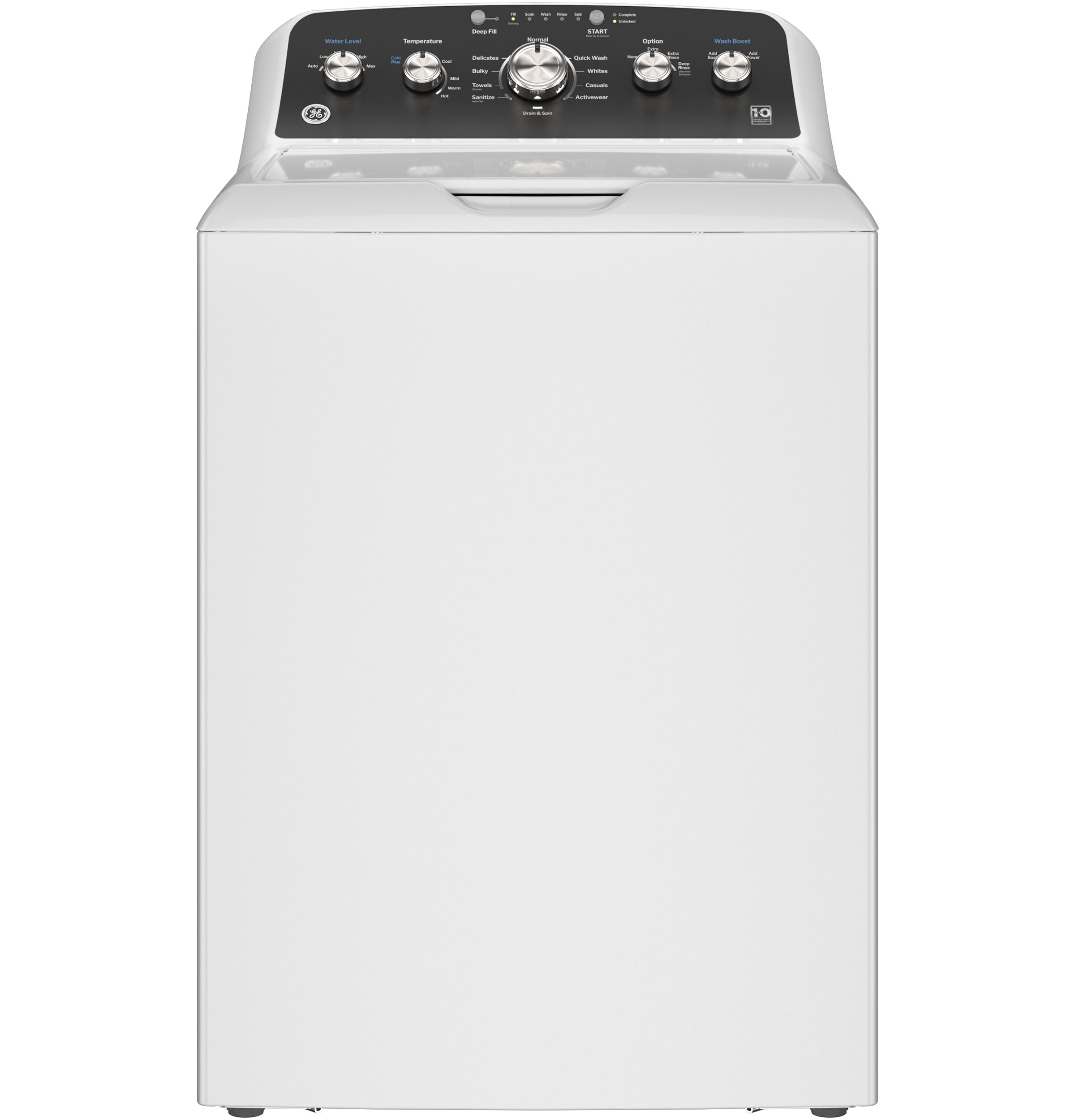 GE® 4.5 cu. ft. Capacity Washer with Stainless Steel Basket, Cold Plus and Wash Boost​