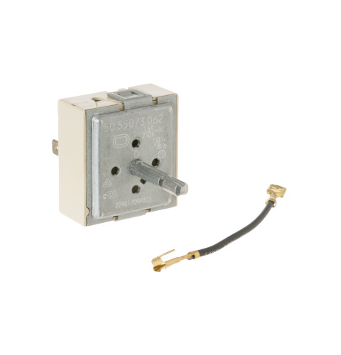 Surface burner control switch for dual sized burner