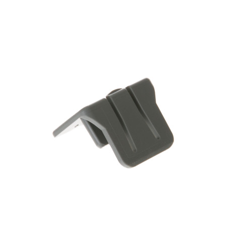 Dishwasher dish rack stop clip