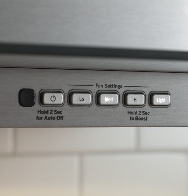 Electronic backlit controls