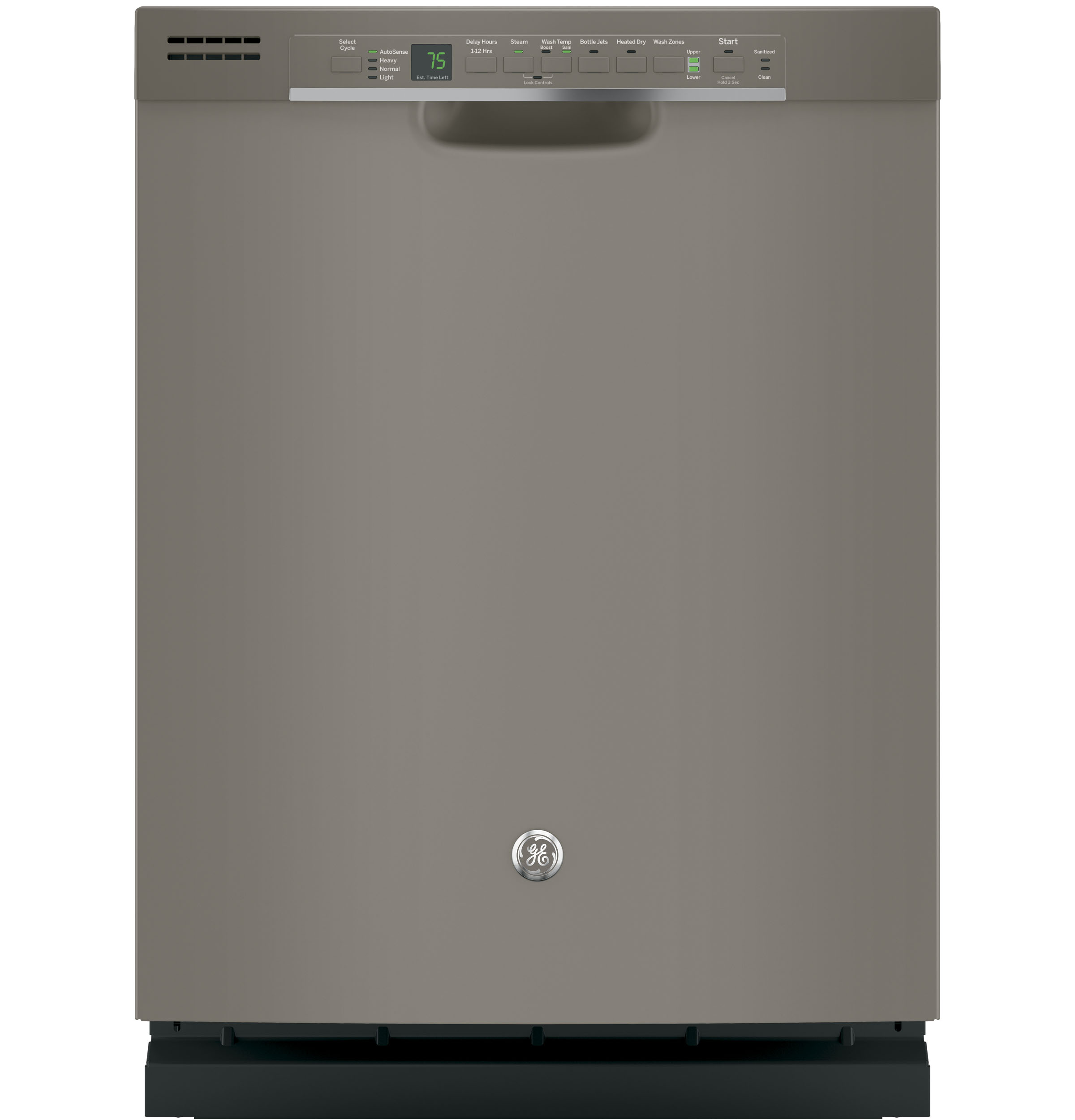 GE® Hybrid Stainless Steel Interior Dishwasher with Front Controls