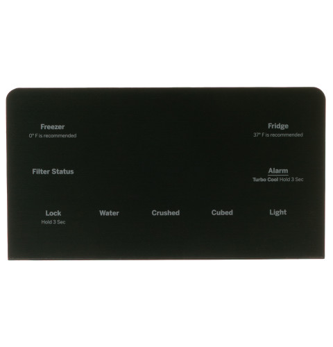 DISPENSER BOARD & OVERLAY BLACK SLATE