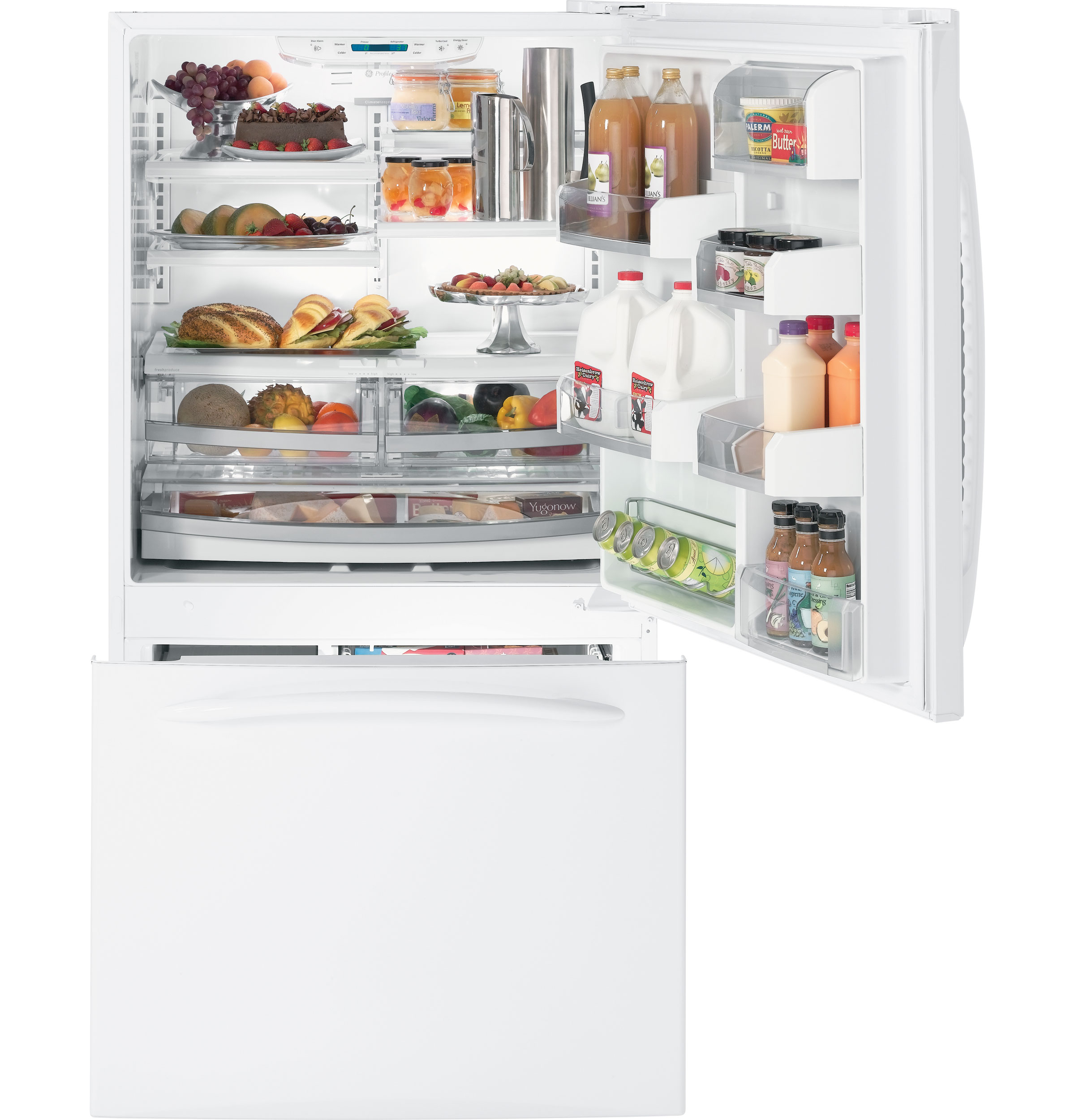 GE Profile™ ENERGY STAR® 25.3 Cu. Ft. Bottom-Freezer
