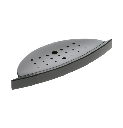 Refrigerator recess tray assembly (black)