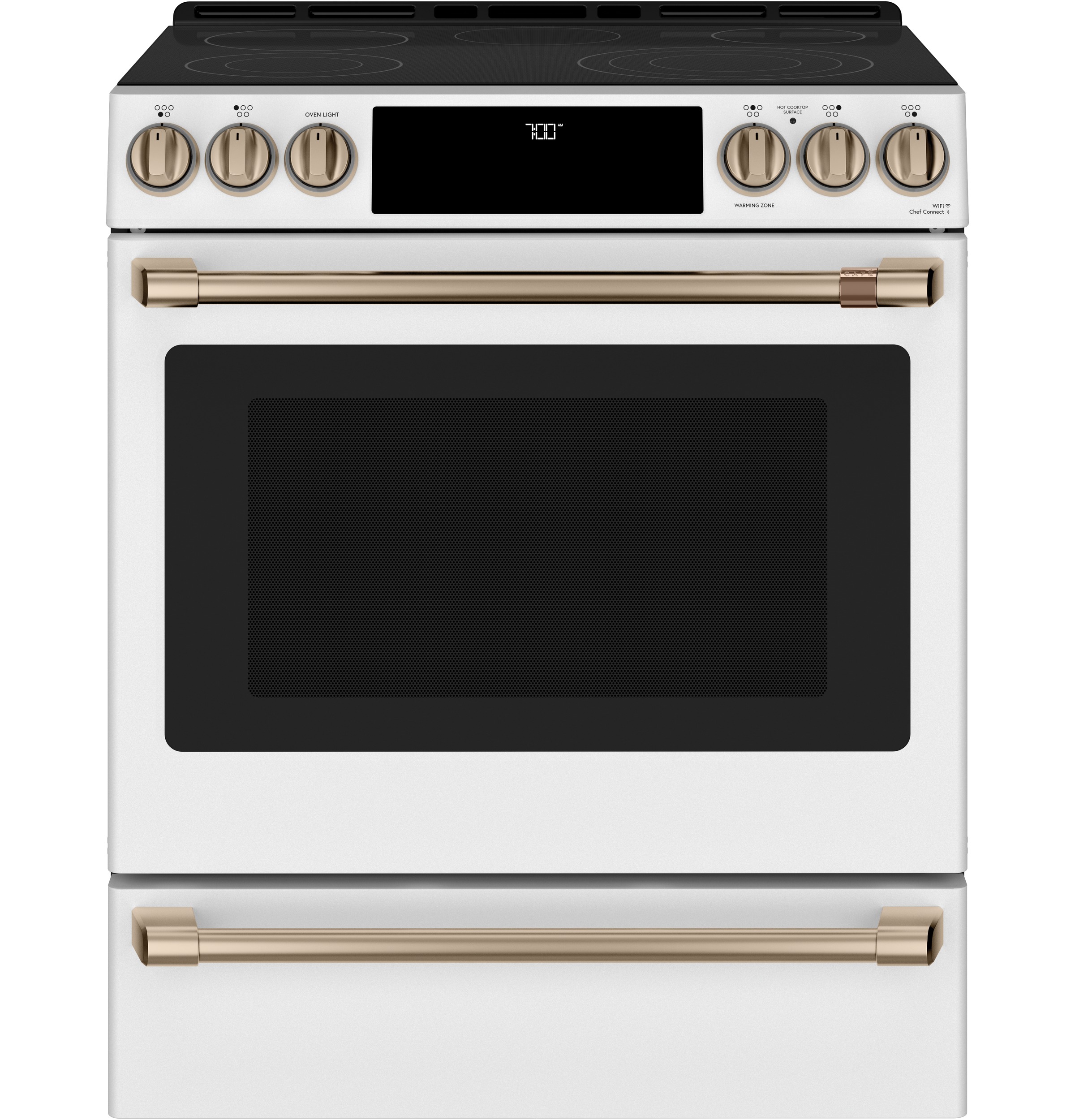Cafe Café™ 30" Smart Slide-In, Front-Control, Radiant and Convection Range