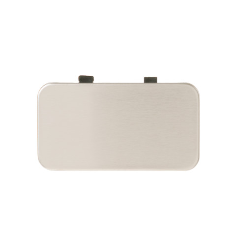 MICROWAVE BUTTON - STAINLESS STEEL LOOK