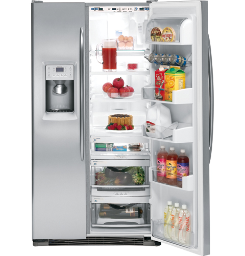 GE Profile™ Counter-depth 23.2 Cu. Ft. Stainless Side-by-Side Refrigerator