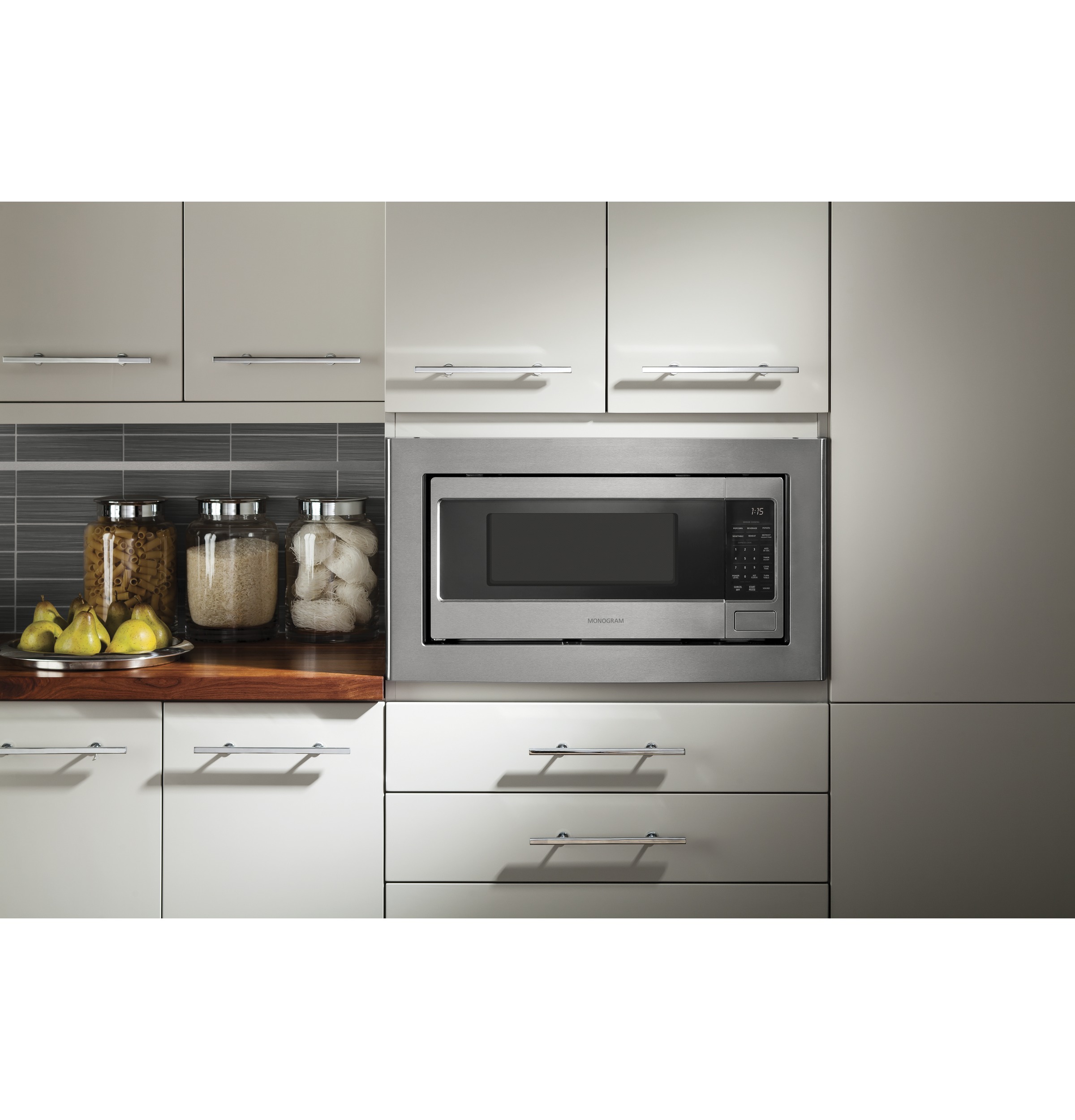 ZEM115SFSS — Monogram® 1.1 Cu. Ft. Countertop Microwave Oven Monogram