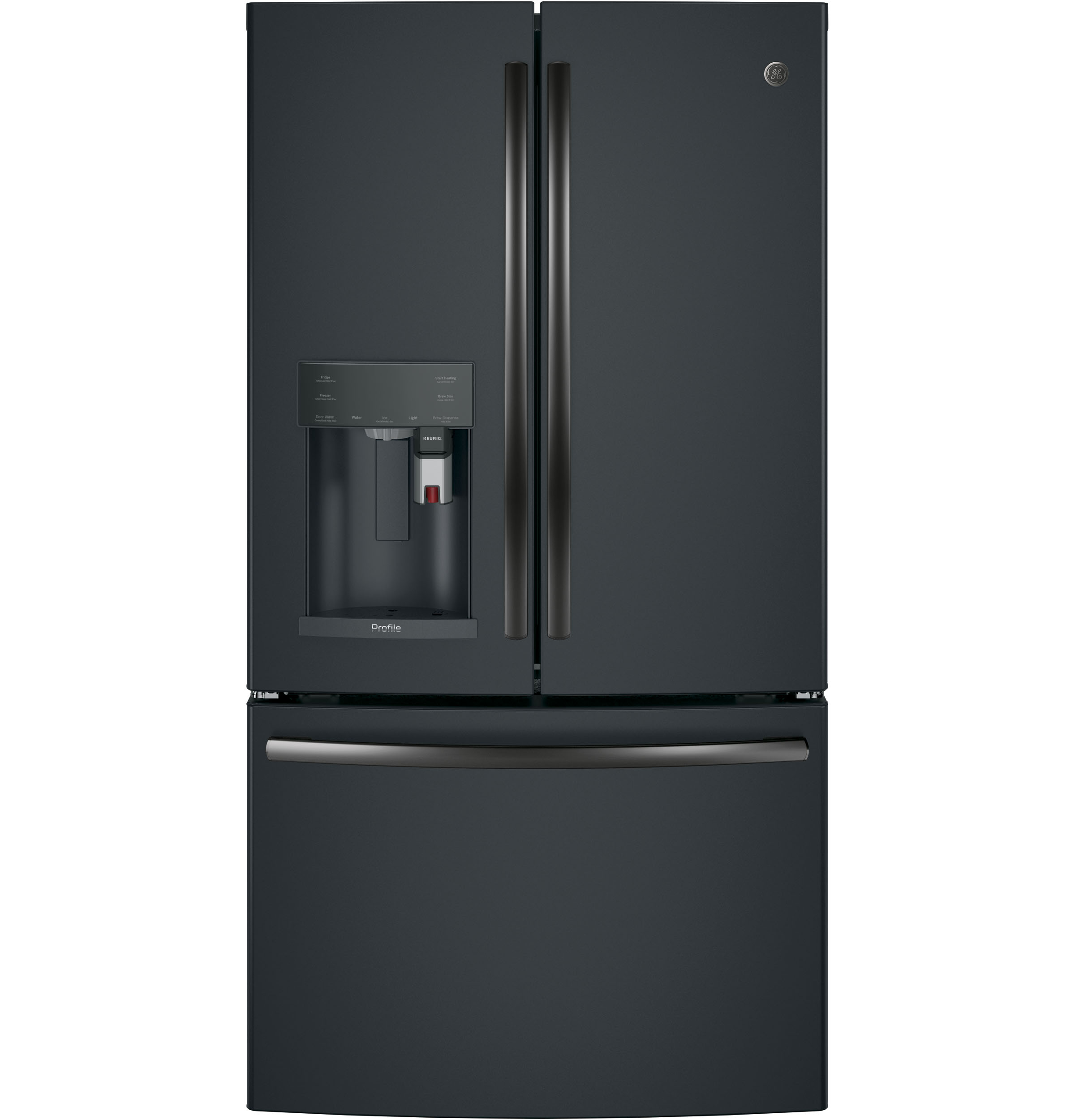 GE Profile™ Series ENERGY STAR® 22.2 Cu. Ft. Counter-Depth French-Door Refrigerator with Keurig® K-Cup® Brewing System