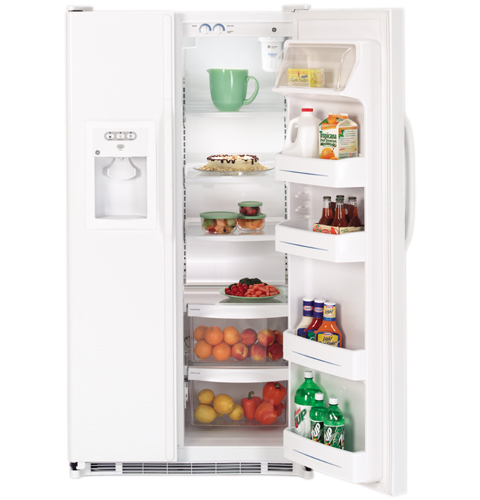 GE® 25.0 Cu. Ft. Capacity Side-By-Side Refrigerator with Dispenser