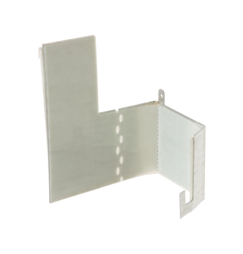 Refrigerator auto fill shield assembly