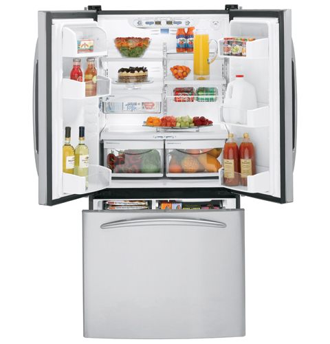 GE Profile™ 22.2 Cu. Ft. Stainless Bottom-Freezer Refrigerator with Internal Dispenser