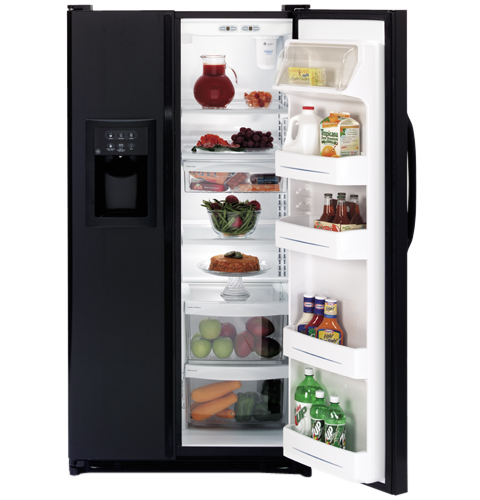 GE® 21.9 Cu. Ft. Capacity Side-By-Side Refrigerator with Dispenser