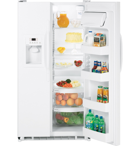Hotpoint® ENERGY STAR® 25.0 Cu. Ft. Side-By-Side Refrigerator with Dispenser
