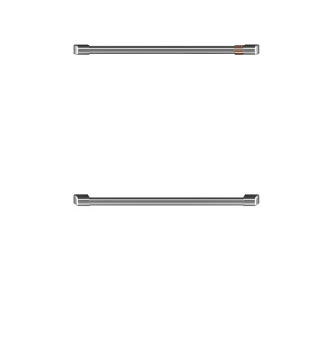 CAFÉ™ 2 - 30” Double Wall Oven Handles - Brushed Stainless