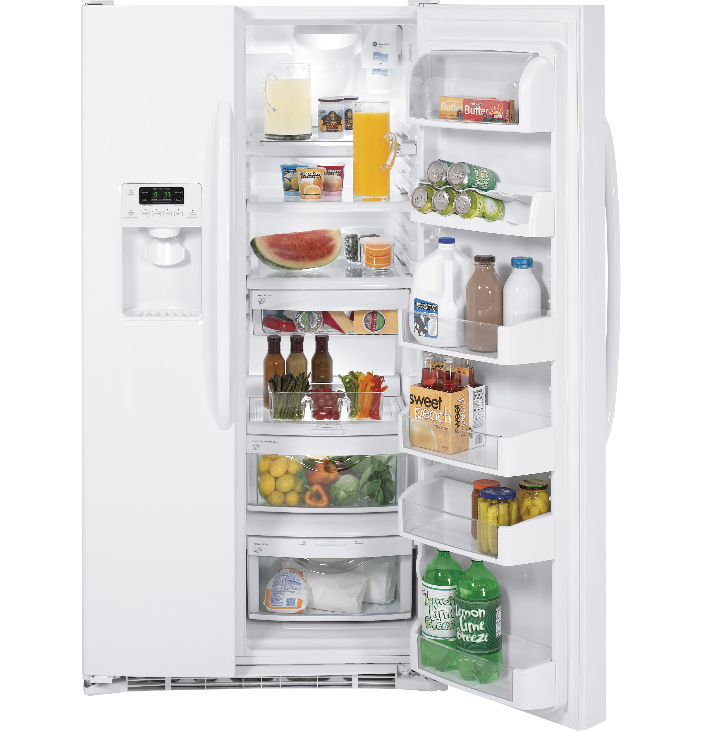 GE® ENERGY STAR® 25.9 Cu. Ft. Side-By-Side Refrigerator with Dispenser