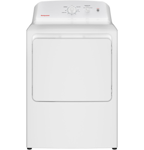 Hotpoint® 6.2 cu. ft. Capacity  Electric Dryer with Up To 120 ft. Venting and Shallow Depth​