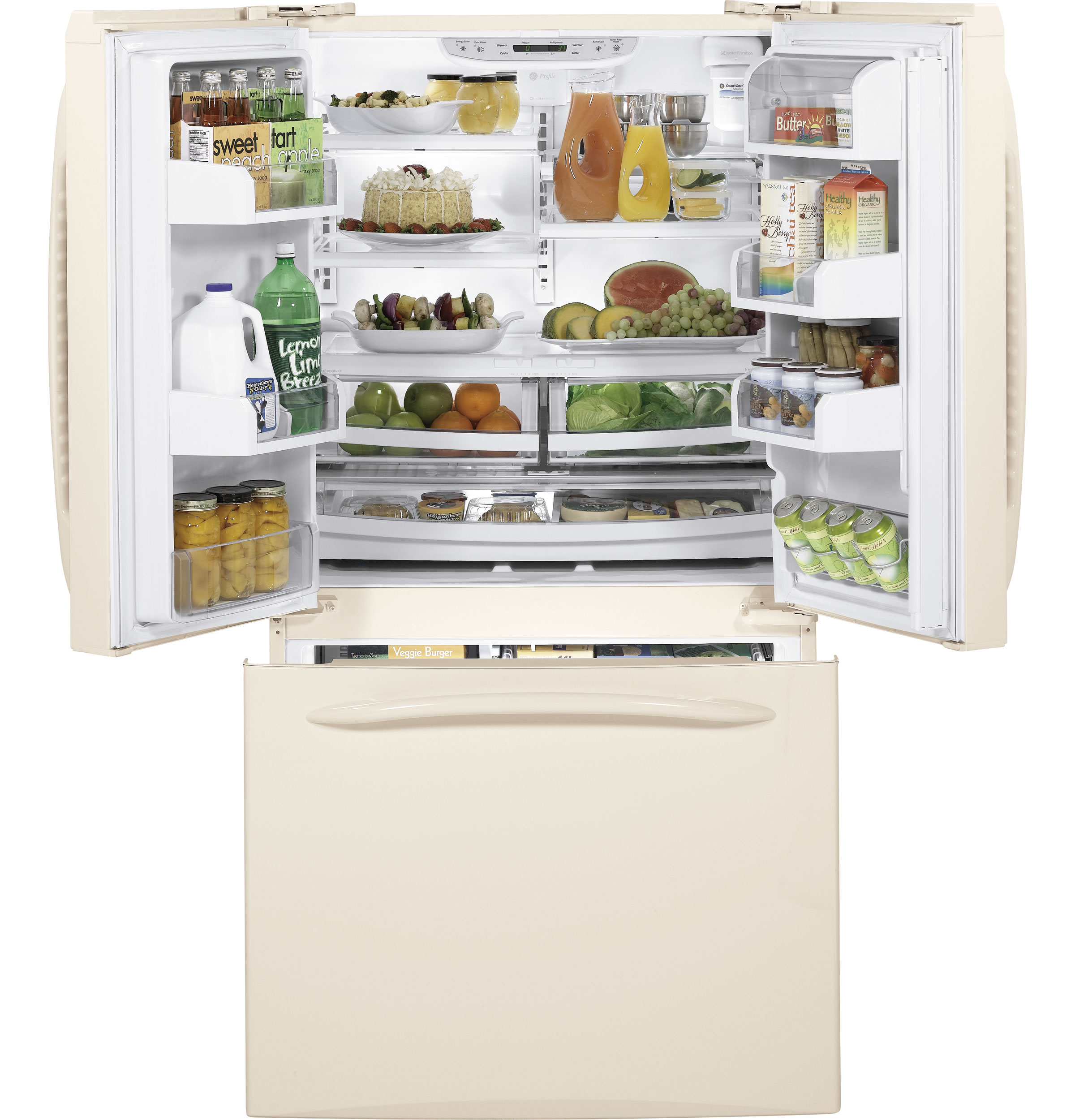 GE Profile™ ENERGY STAR® 25.1 Cu. Ft. French-Door Refrigerator with Icemaker
