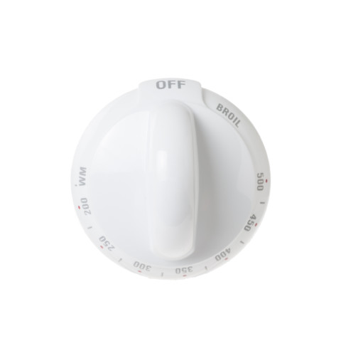 THERMOSTAT KNOB GE (WHITE)
