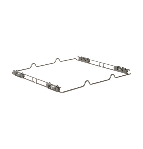 Dishwasher coated third wire rack