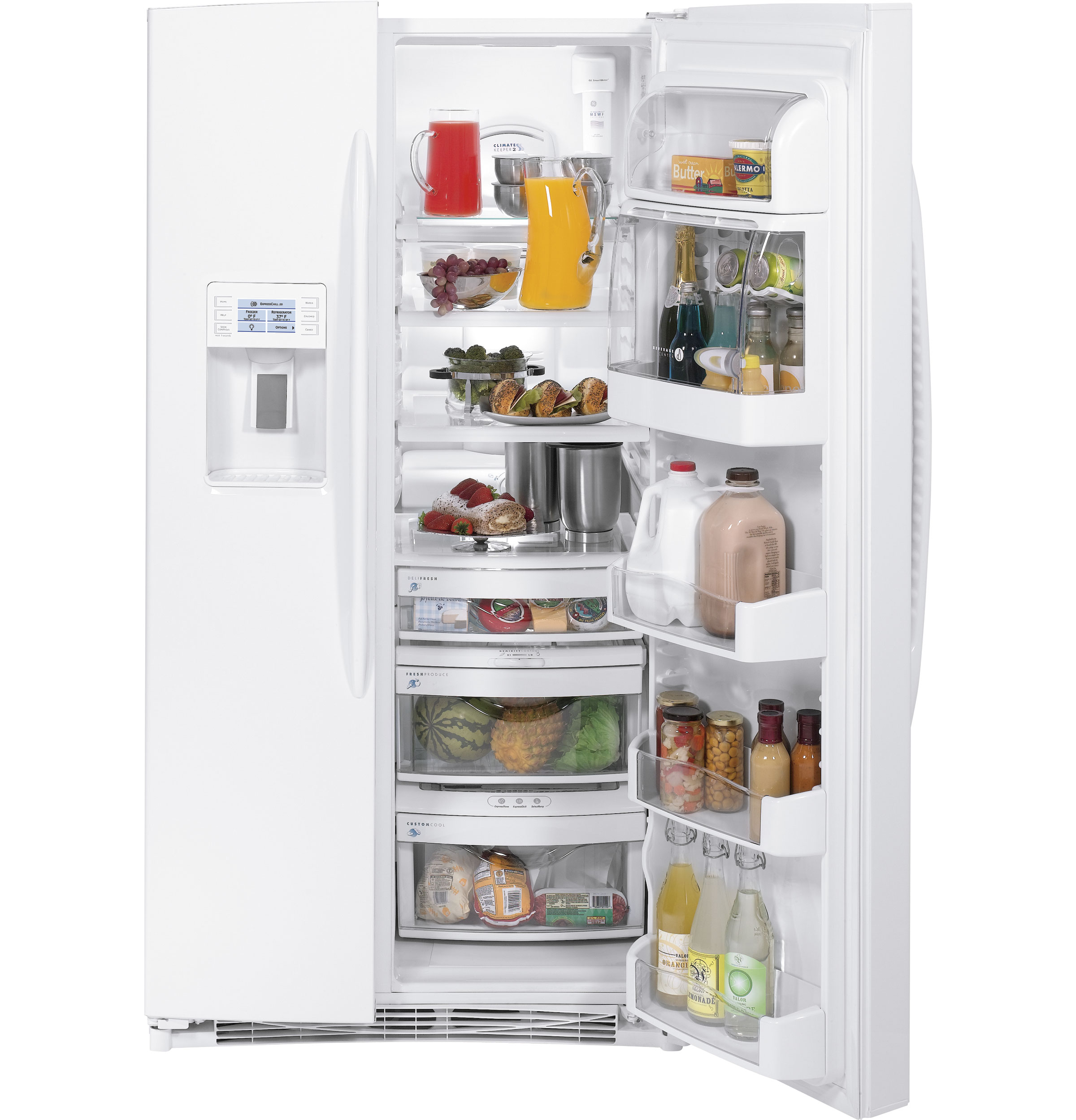GE Profile™ ENERGY STAR® 25.6 Cu. Ft. Side-by-Side Refrigerator