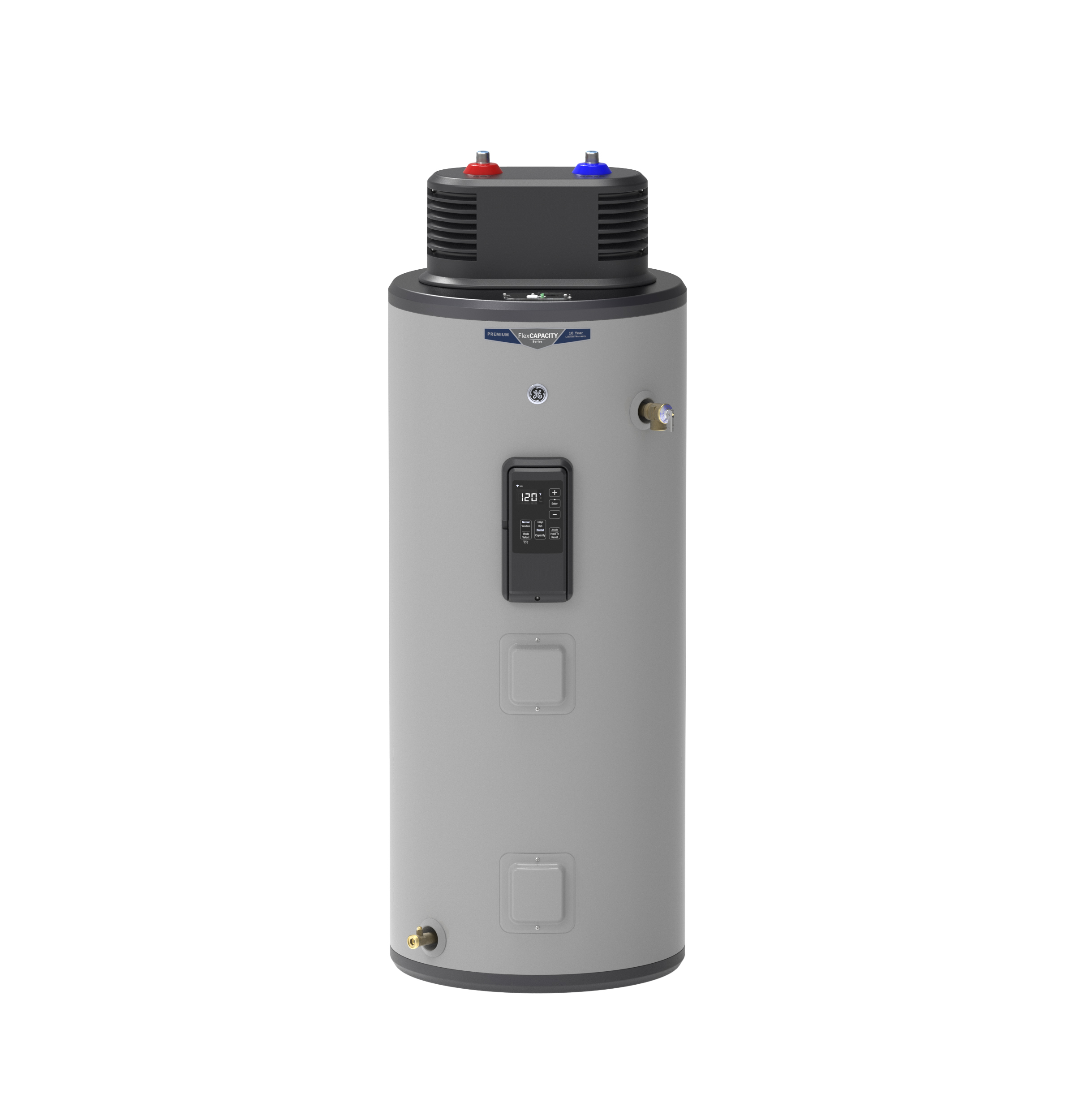 GE® Smart 40 Gallon Electric Water Heater with Flexible Capacity