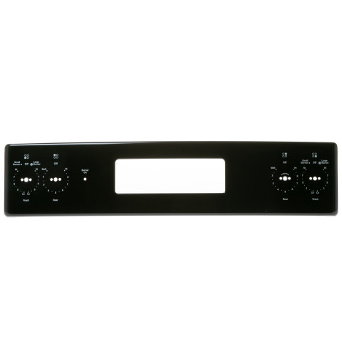 CONTROL PANEL TRIM & BRACKETS - BLACK