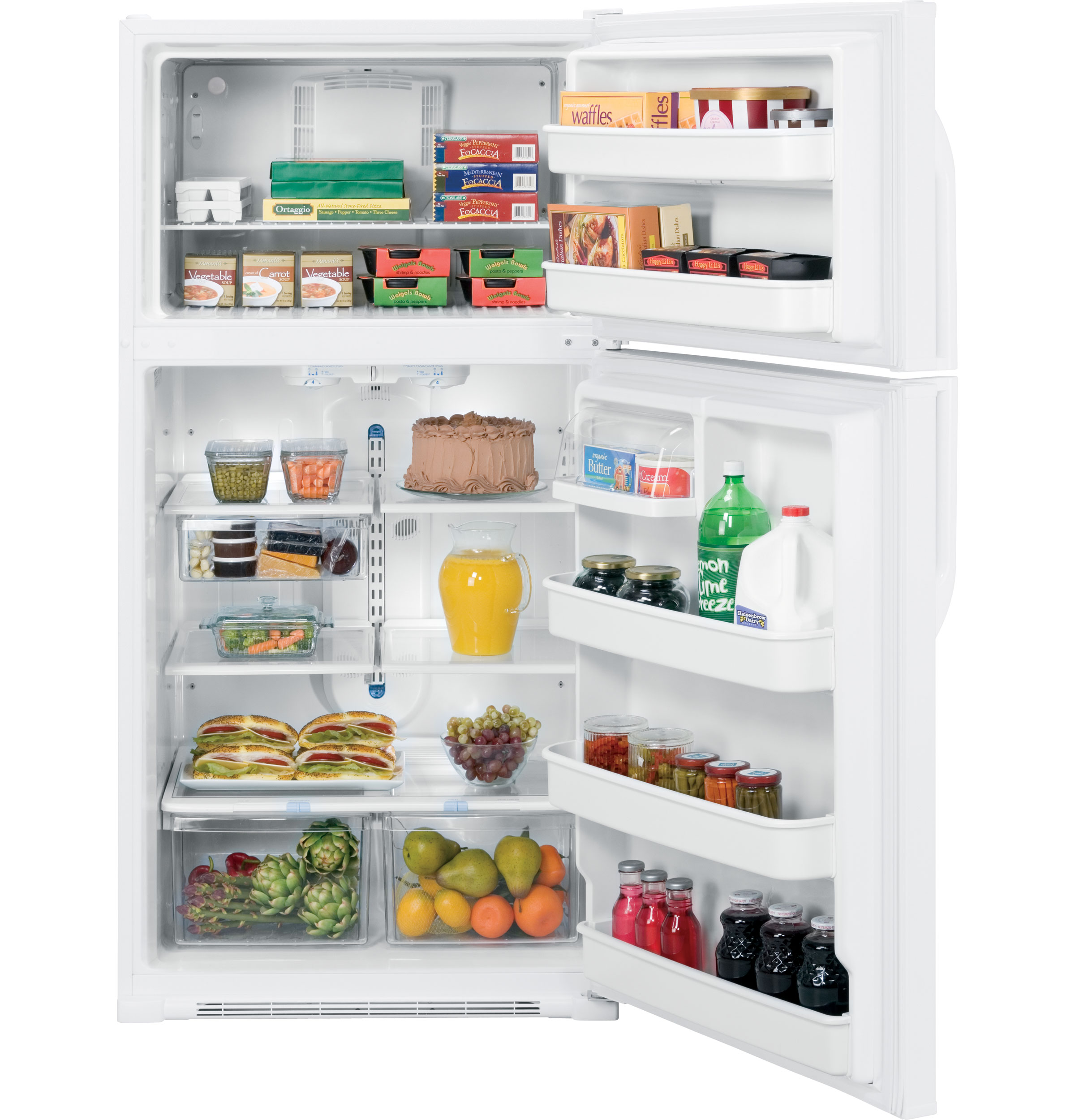 GE® 21.0 Cu. Ft. Top-Freezer Refrigerator