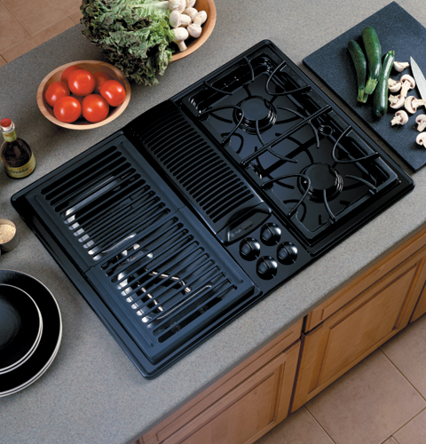 GE Profile™ Built-In Downdraft Gas Modular Cooktop