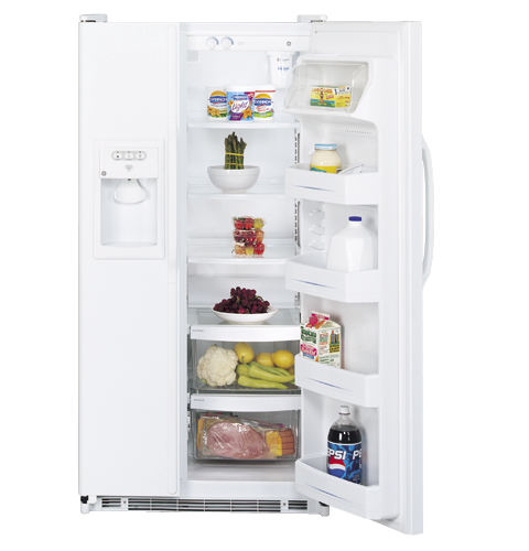 GE® 24.9 Cu. Ft. Side-By-Side Refrigerator with Dispenser