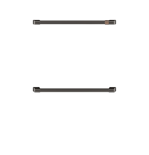 CAFÉ™ 2 - 30” Double Wall Oven Handles - Brushed Black