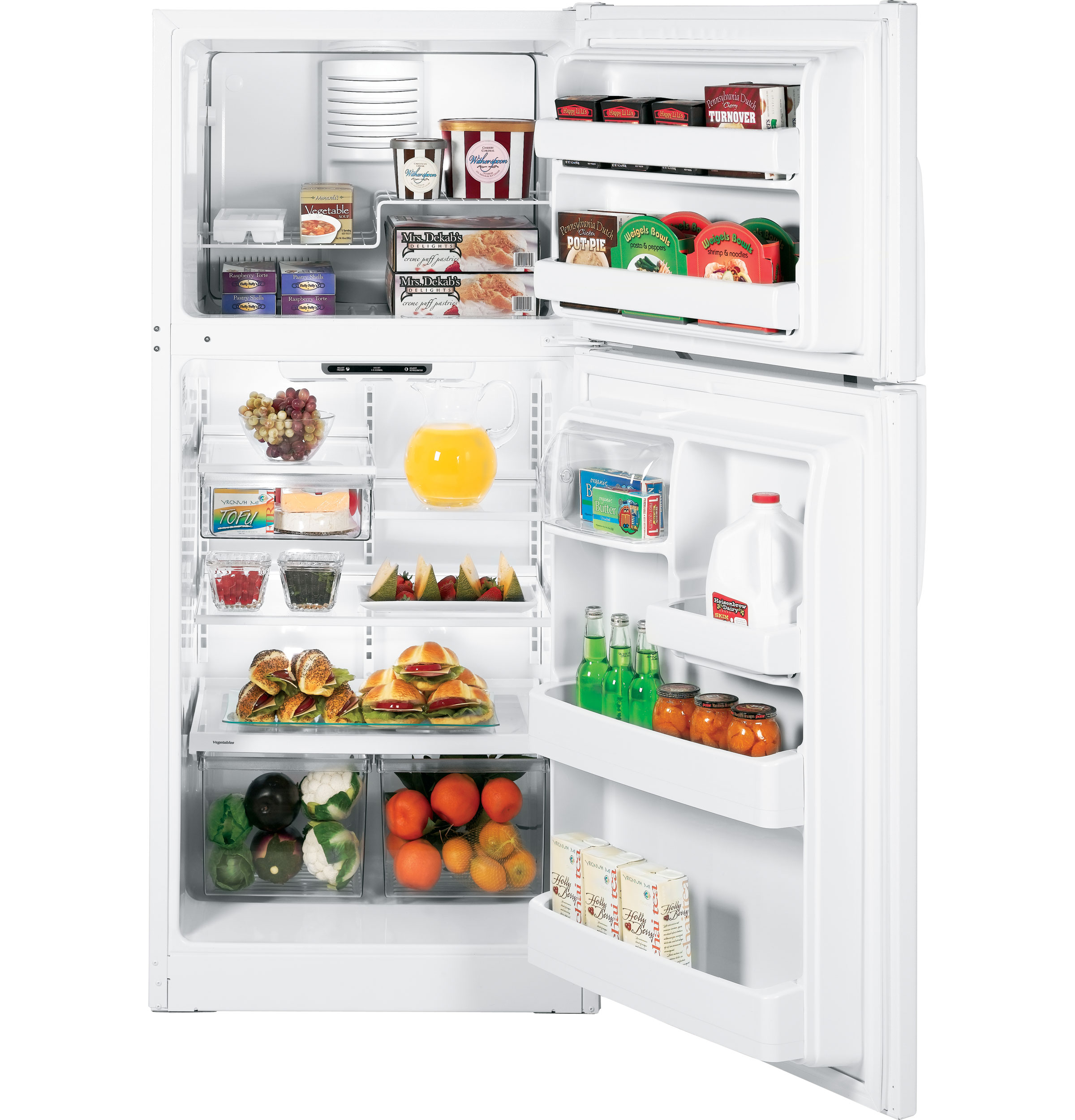 GE® 18.0 Cu. Ft. Top-Freezer Refrigerator