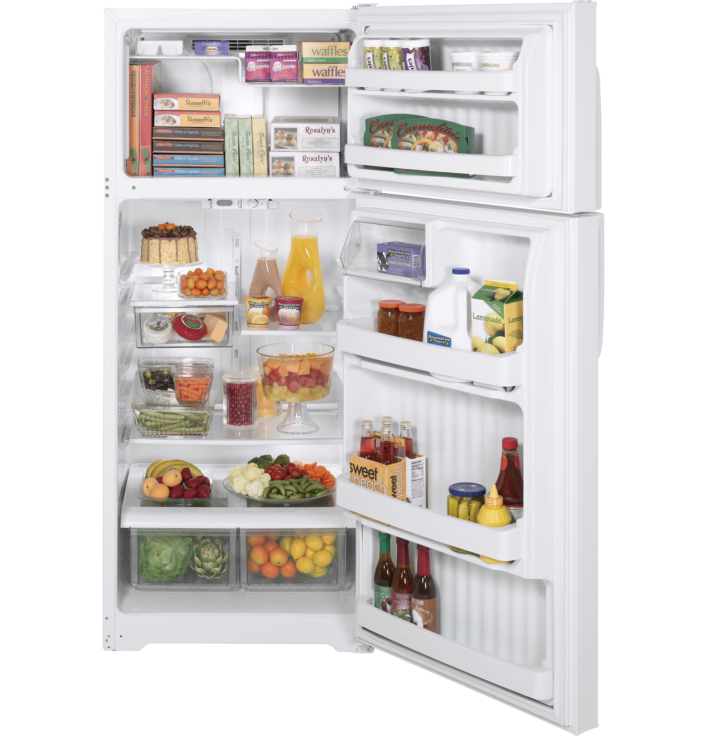 GE® ENERGY STAR® 18.1 Cu. Ft. Top-Freezer Refrigerator