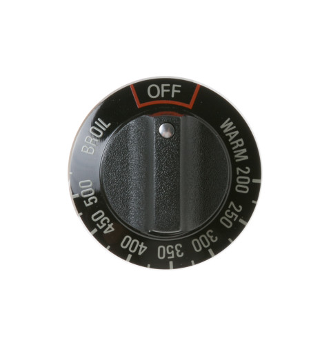 Oven, temperature control knob