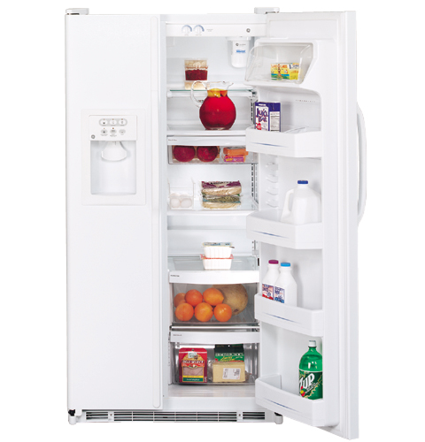 GE® 21.8 Cu. Ft. Side-By-Side Refrigerator with Dispenser