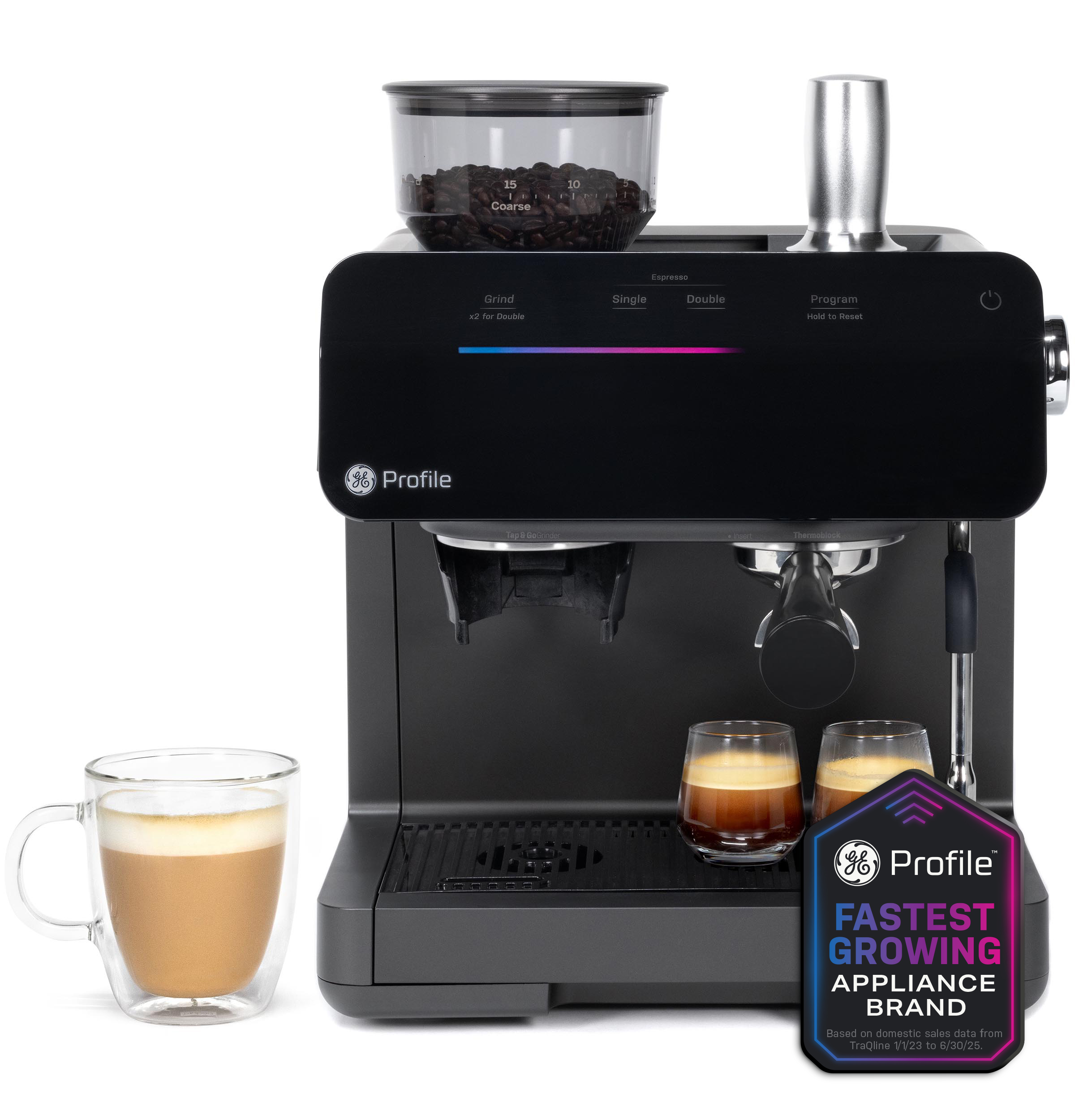 GE Profile™ Semi Automatic Espresso Machine + Frother