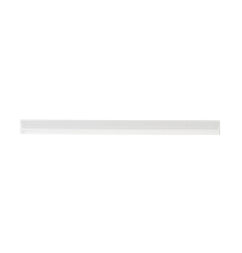 Refrigerator door handle, color white with gray trim