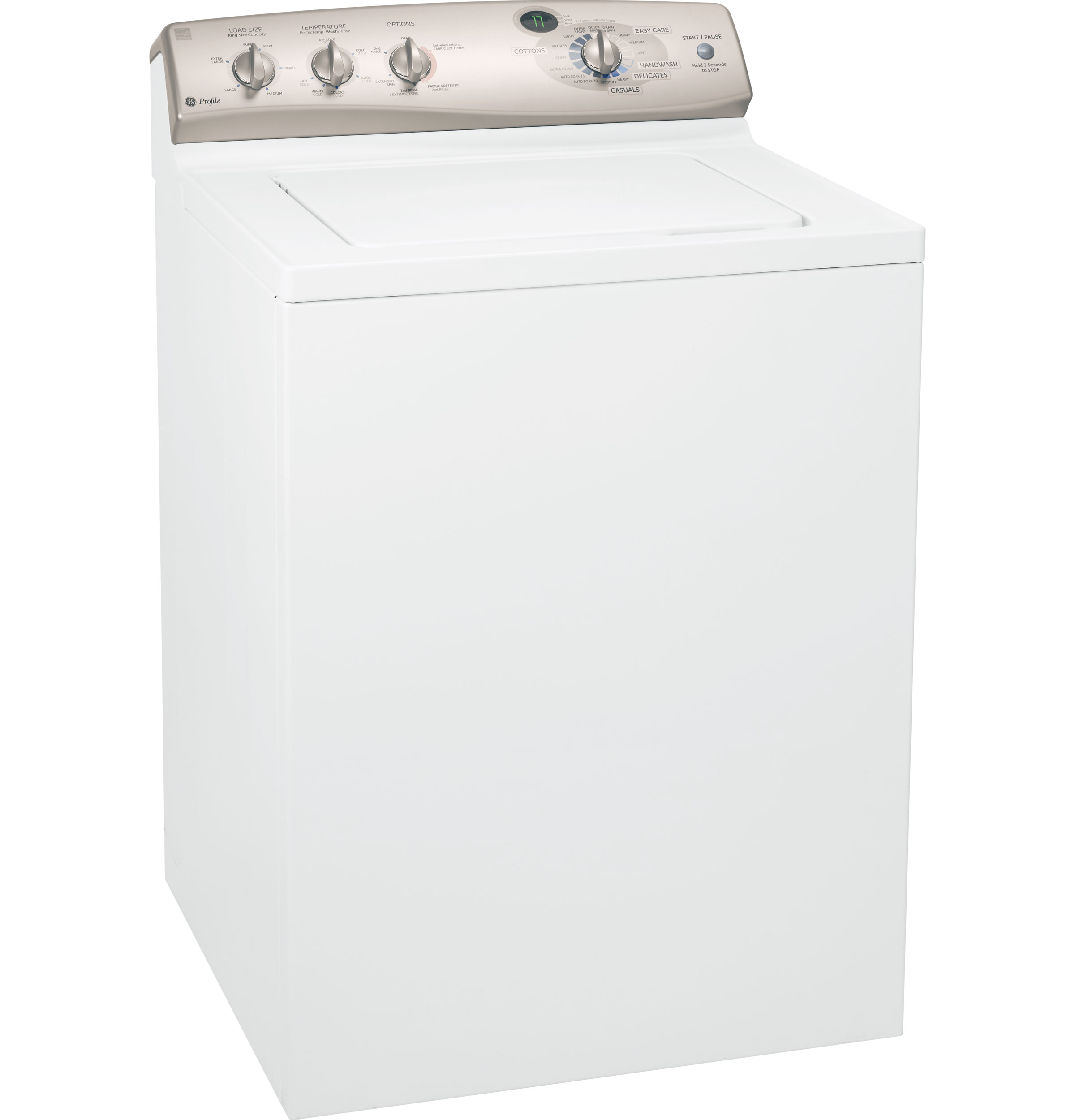 GE Profile™3.5 Cu. Ft. King-Size Capacity Stainless Steel Basket
