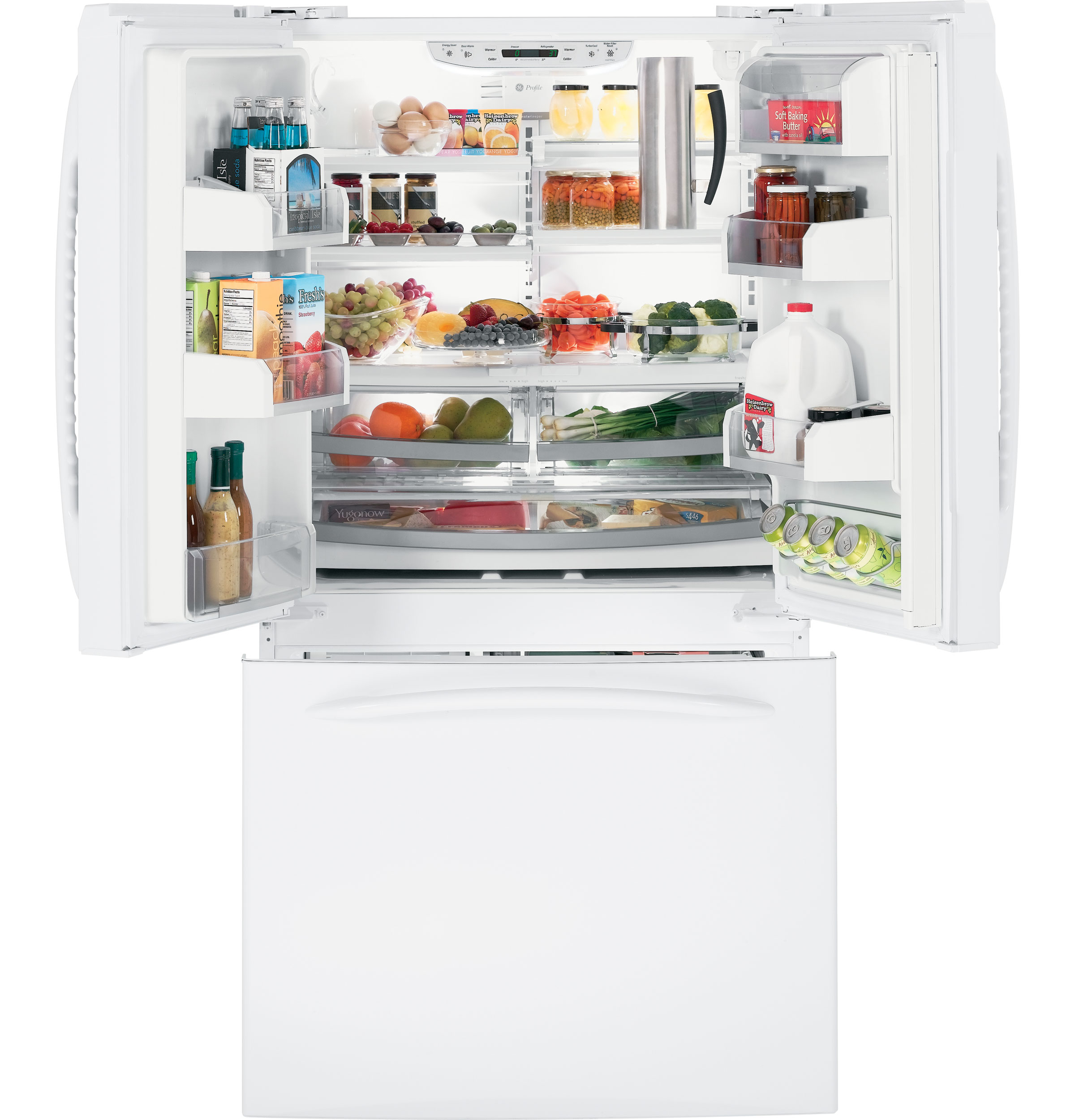 GE Profile™ ENERGY STAR® 20.8 Cu. Ft. French-Door Refrigerator with Icemaker