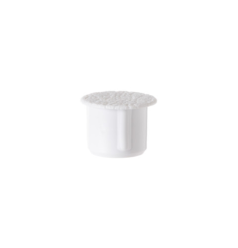 Refrigerator Door Plug Button White