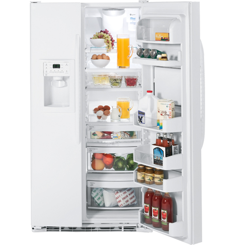 GE® 25.9 Cu. Ft. Side-By-Side Refrigerator with Dispenser