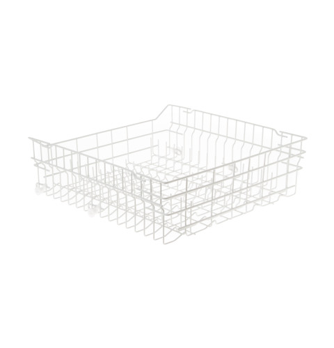 Dishwasher upper rack and roller assembly