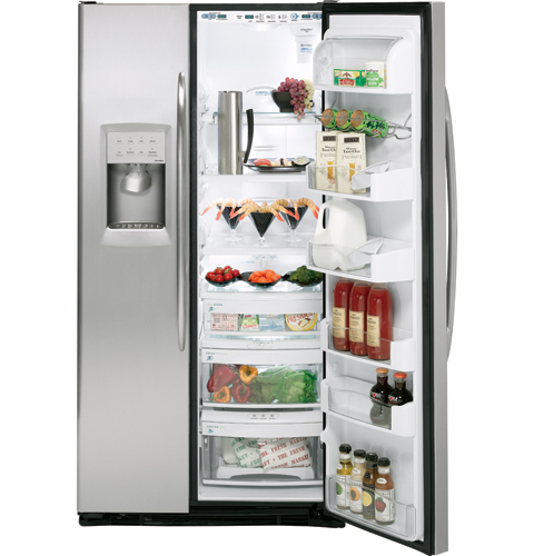 GE Profile Counter-Depth ENERGY STAR® 24.6 Cu. Ft. Stainless Side-by-Side