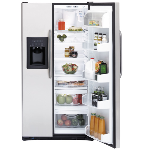 GE ENERGY STAR® 25.4 Cu. Ft. Stainless Side-by-Side Refrigerator