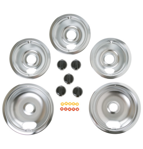 Electric Range Refresh Kit (Black/Stainless)